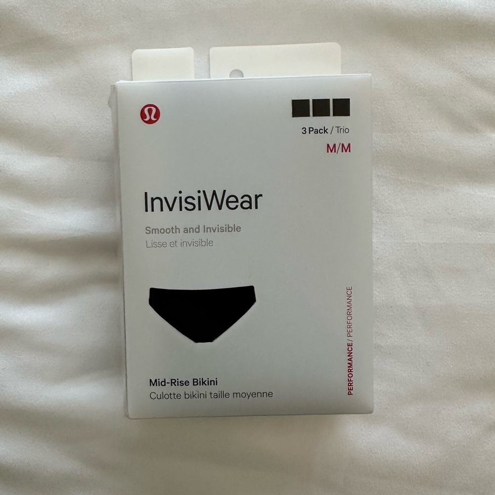 NWT | 2PK-Lululemon Invisiwear Mid-Wear Bikini Undwear | Medium